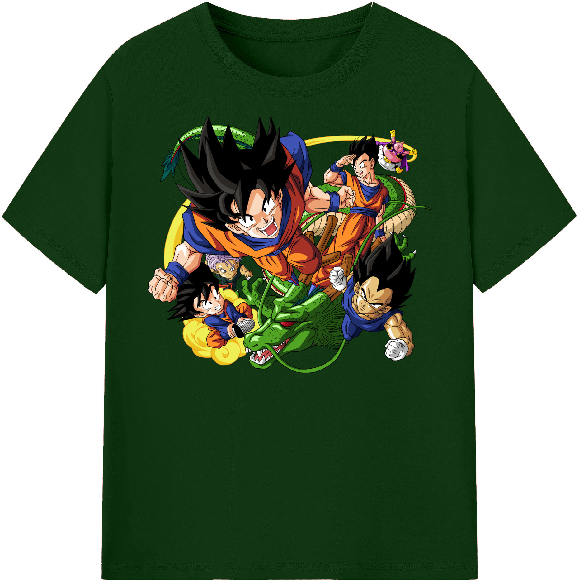 （画像用） ドラゴンボール DRAGON BALL 綿100％半袖Tシャツ（フロントプリント）